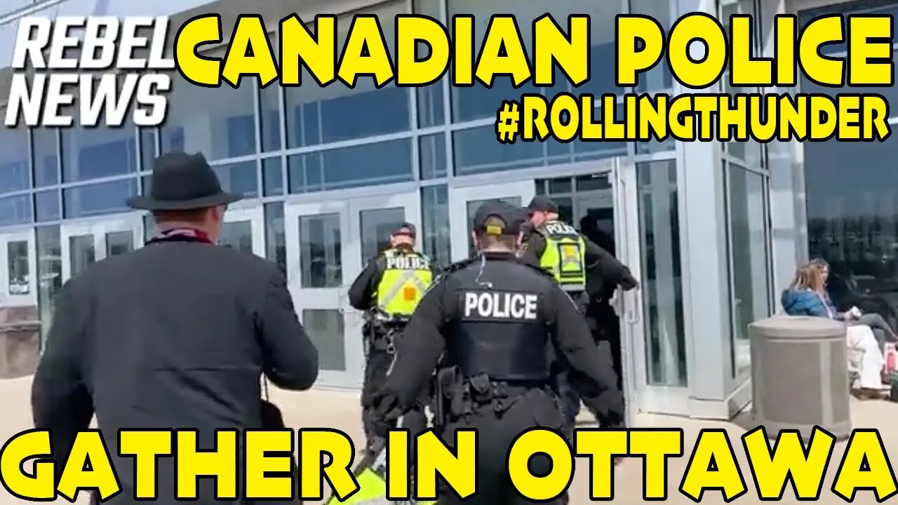 🤔 THIS IS WEIRD! CANADIAN POLICE ASSEMBLE IN OTTAWA 🇨🇦