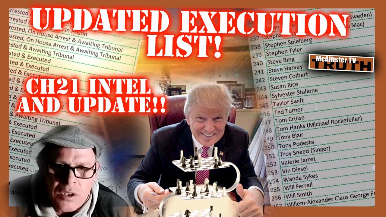 UPDATED EXECUTION LIST! 21 INTEL! TRUMP RALLY NOTES! MUTANTS AND TIME TRAVEL!