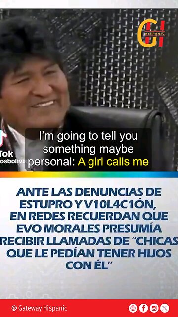 Evo habla con orgullo de su ‘AVENTURA’ con una MENOR que le pidió un hijo suyo