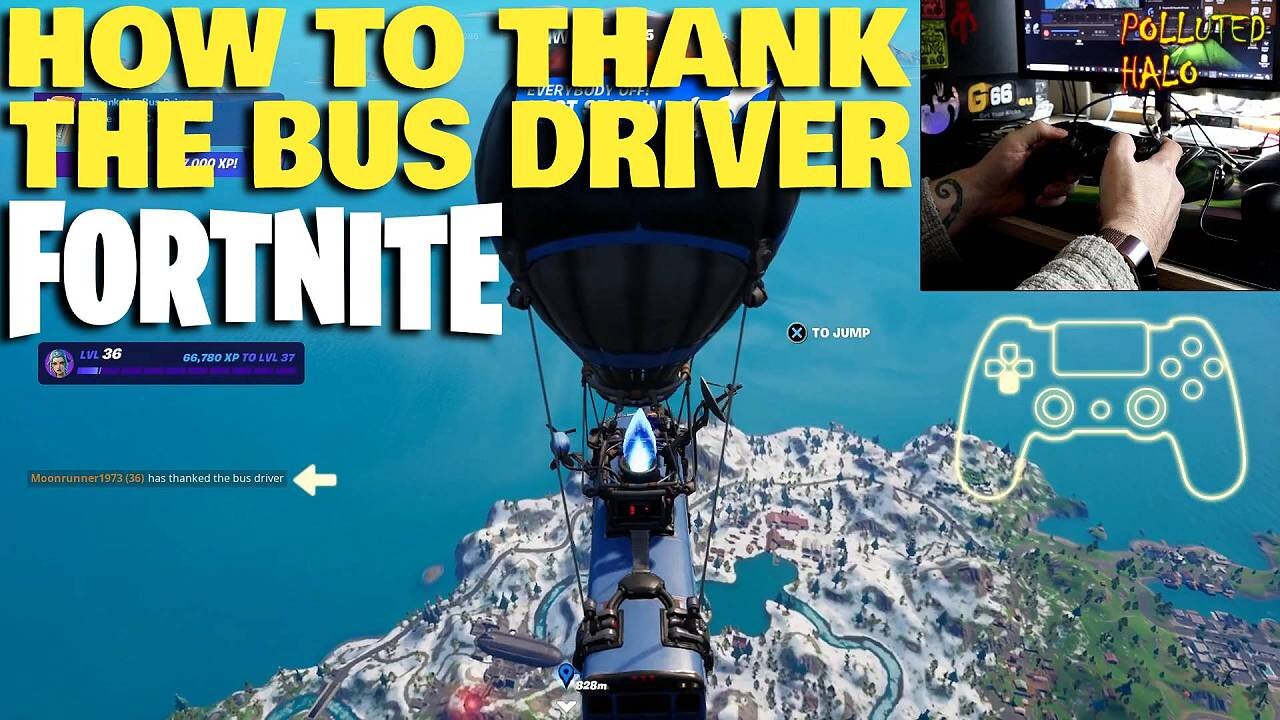 How To THANK THE BUS DRIVER In FORTNITE