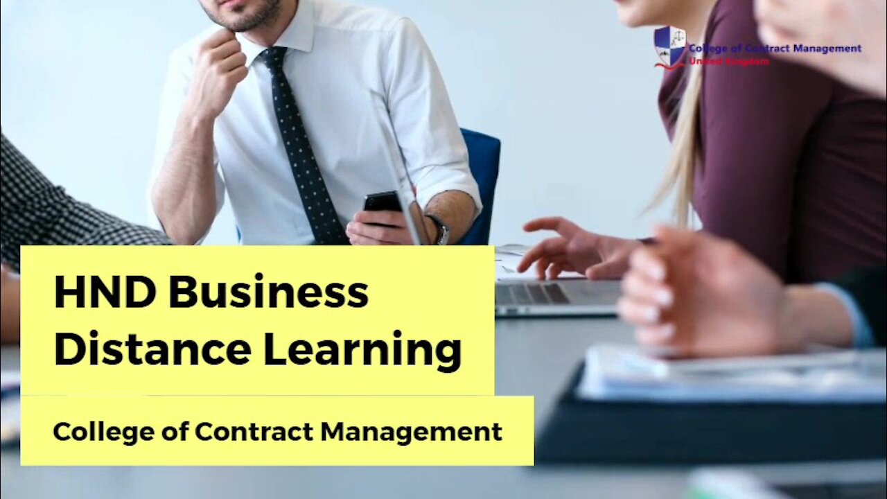 HND Business Distance Learning - BTEC Level 5