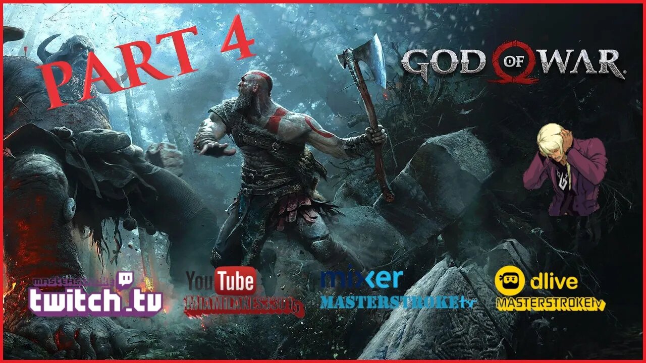 MASTERSTROKEtv Let's Play God of War - Part 4 #Gaming #Streaming #Letsplay #Subscribe