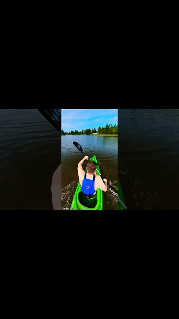 Kayaking in the river