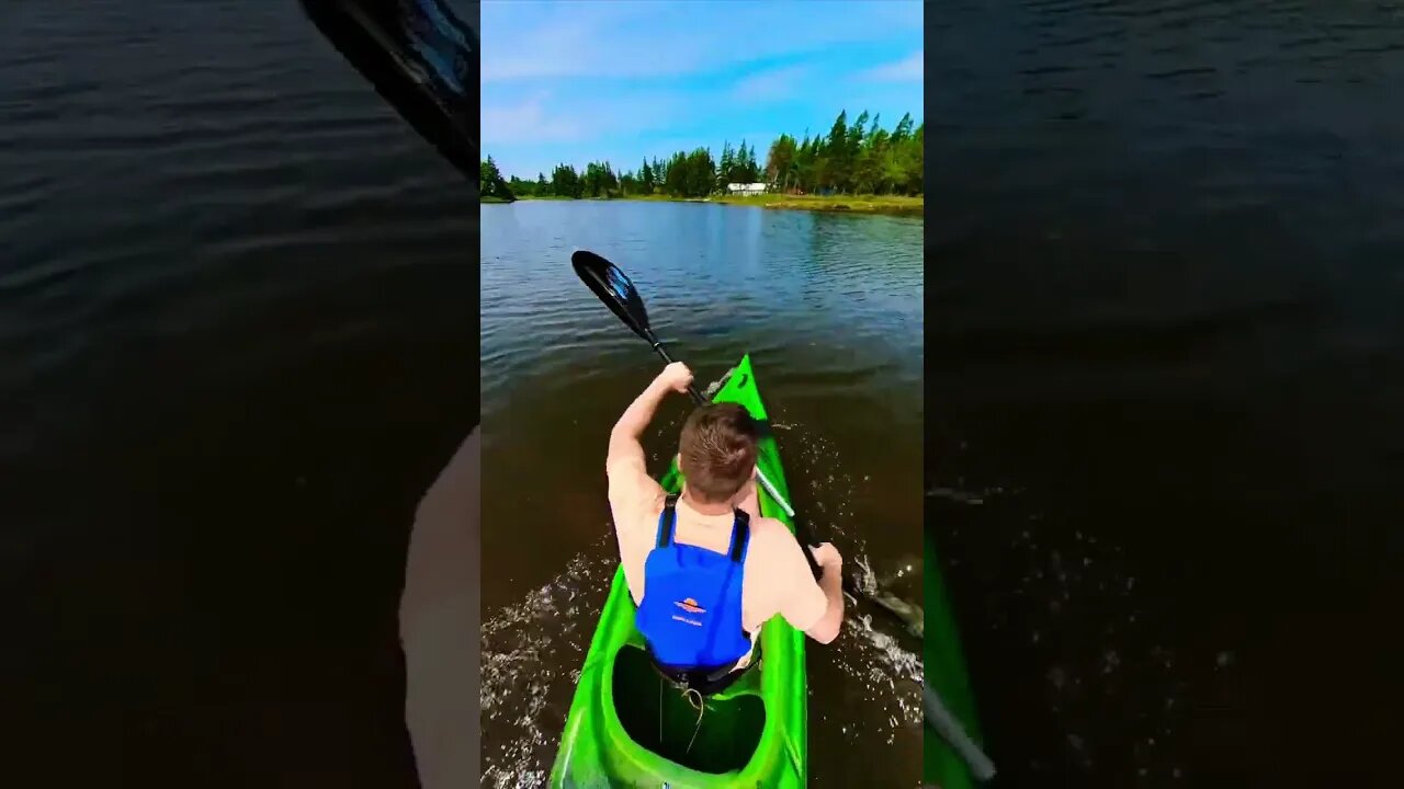 Kayaking in the river