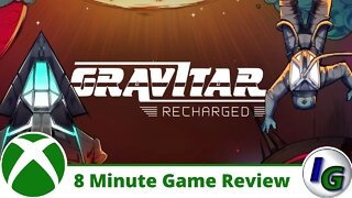 Gravitar: Recharged 8 Minute Game Review on Xbox