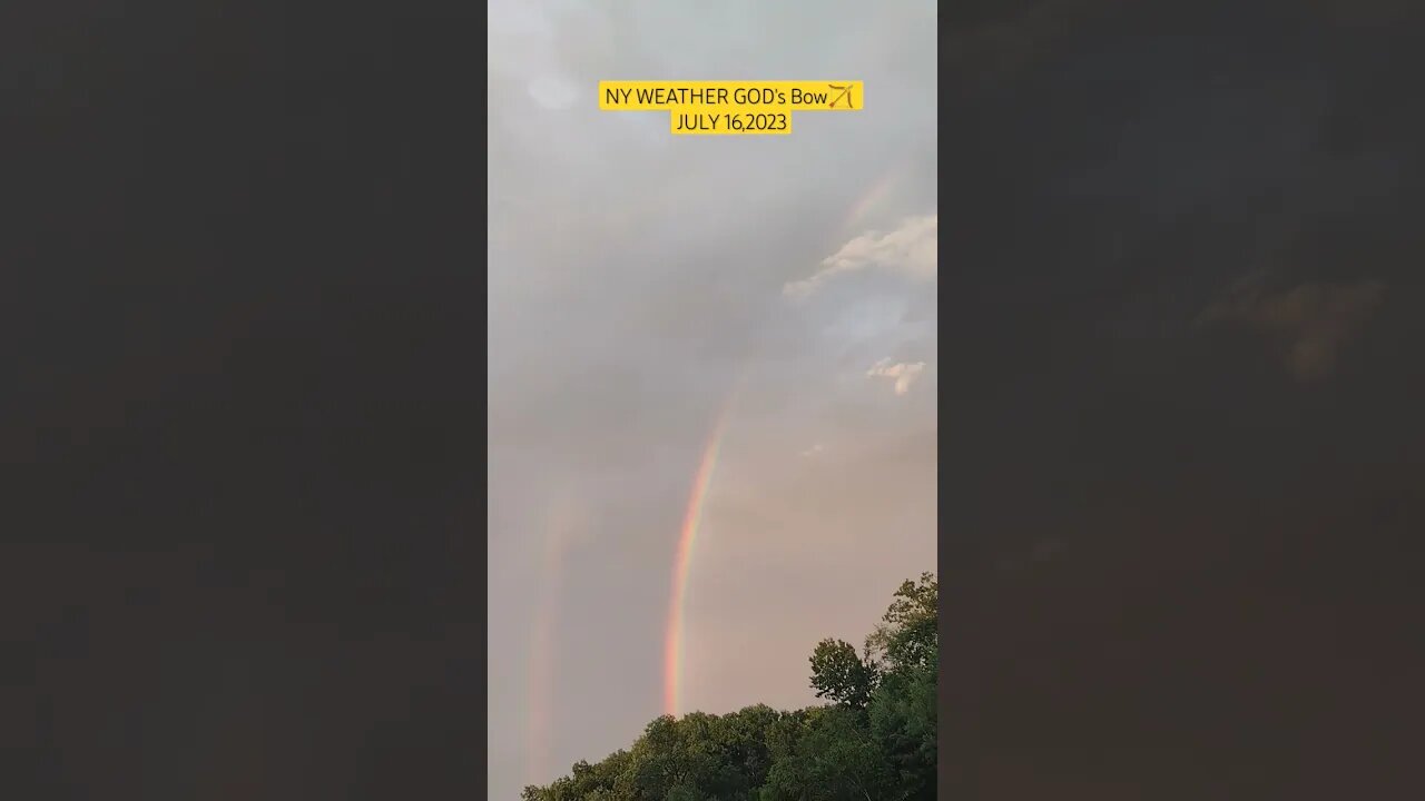 NY WEATHER 07/16/2023 GOD's RainBow🌈