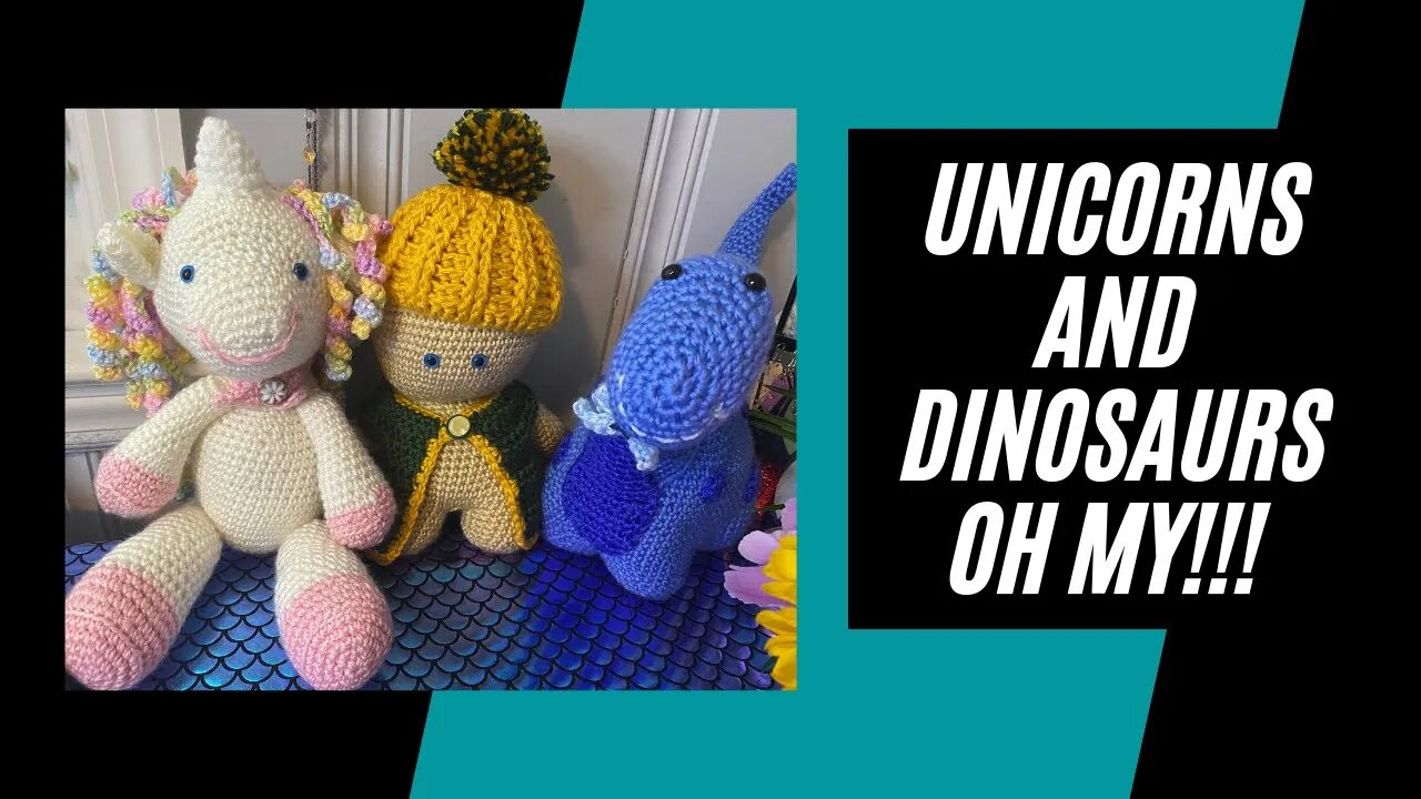 Unicorns and Dinosaurs OH MY!!!!