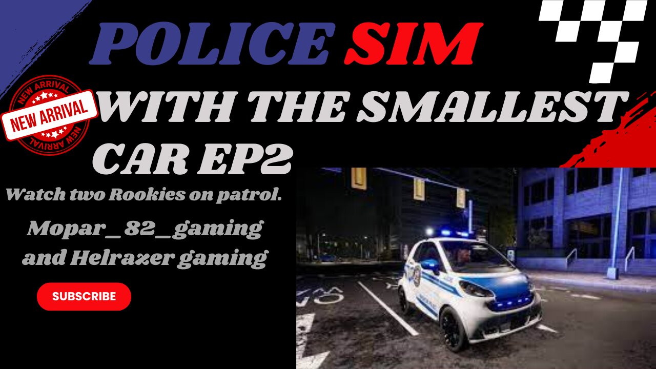 "Compact Crime Fighting: Police Simulator with Tiny Car Edition!"