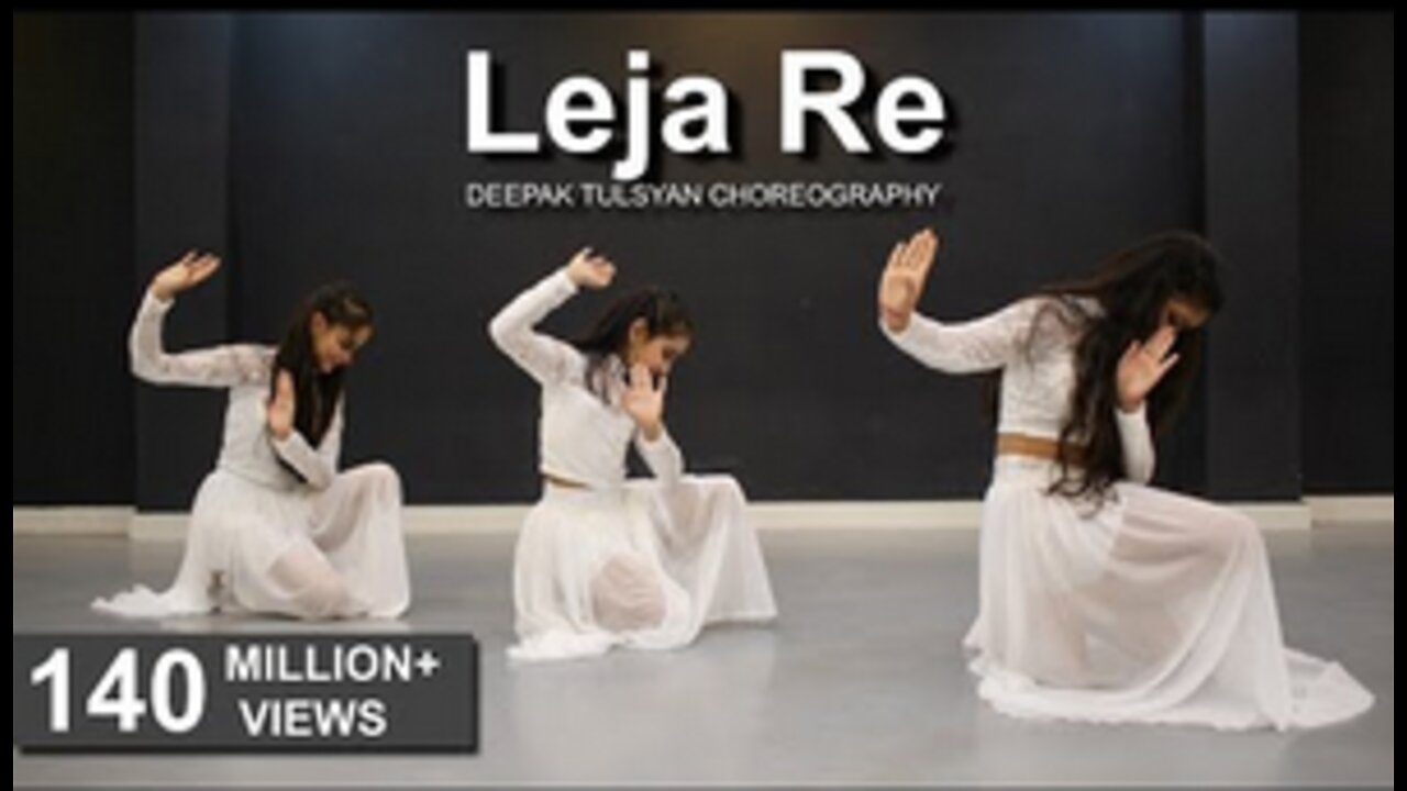 Leja Re | Easy Dance Steps | Dhvani Bhanushali | Deepak Tulsyan | Indian Dance Video