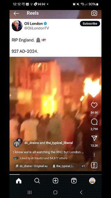 Immigrants Burn London