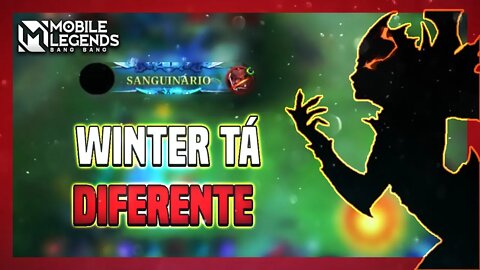 CAÍ CONTRA O PAI WINTER E ELE JOGOU A PT TODA SEM QUITAR 😱😱😱 | Mobile Legends