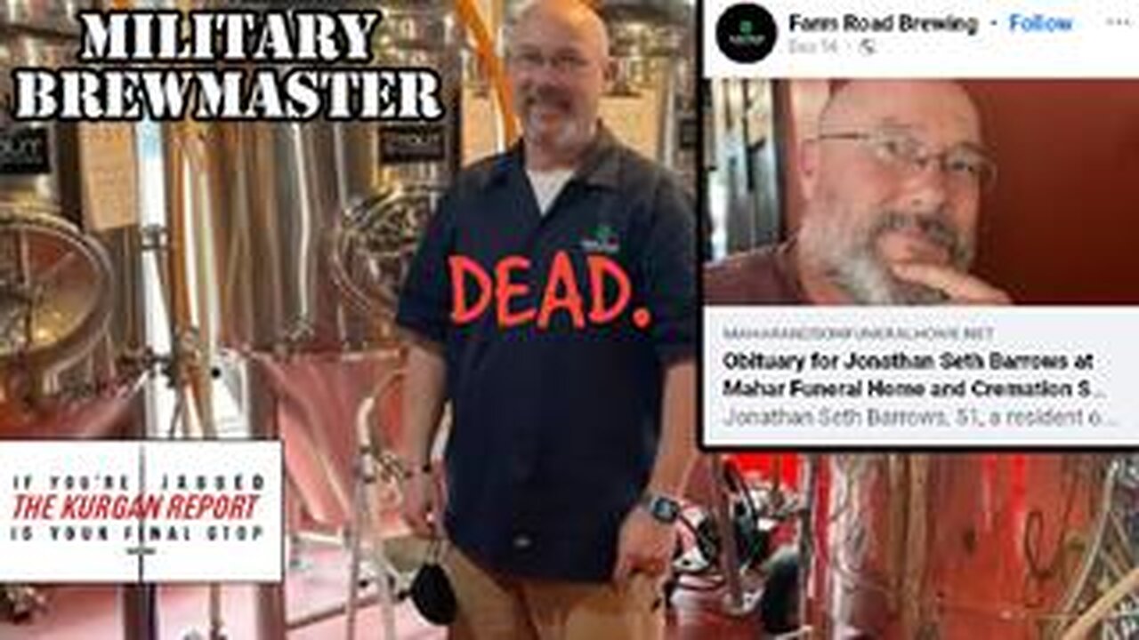 DIED EXPECTEDLY: 51 YEAR OLD VERMONT BREWER DIES!