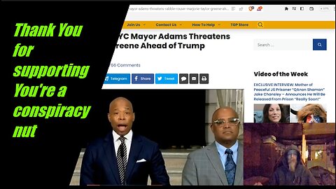 NEW YORK CITY MAYOR ERIC ADAMS THREATENS GOP REP. MARJORIE TAYLOR GREENE AND TRUMP SUPPORTERS