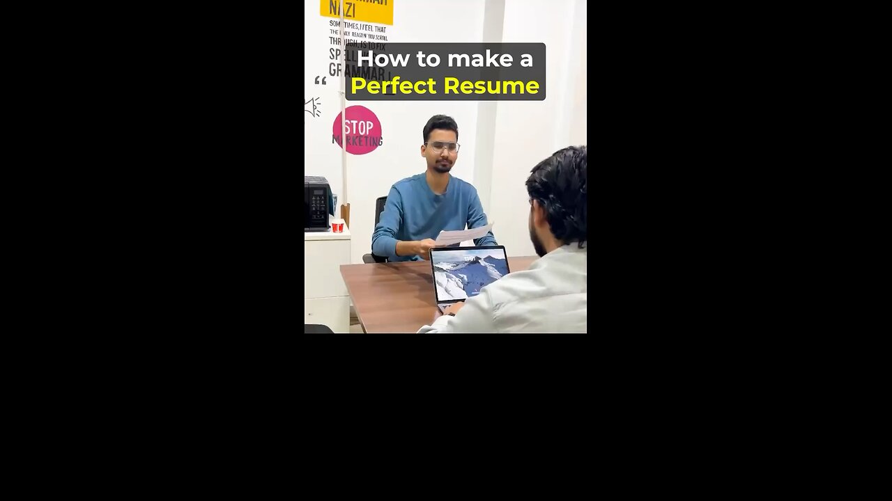 How to make perfect resume