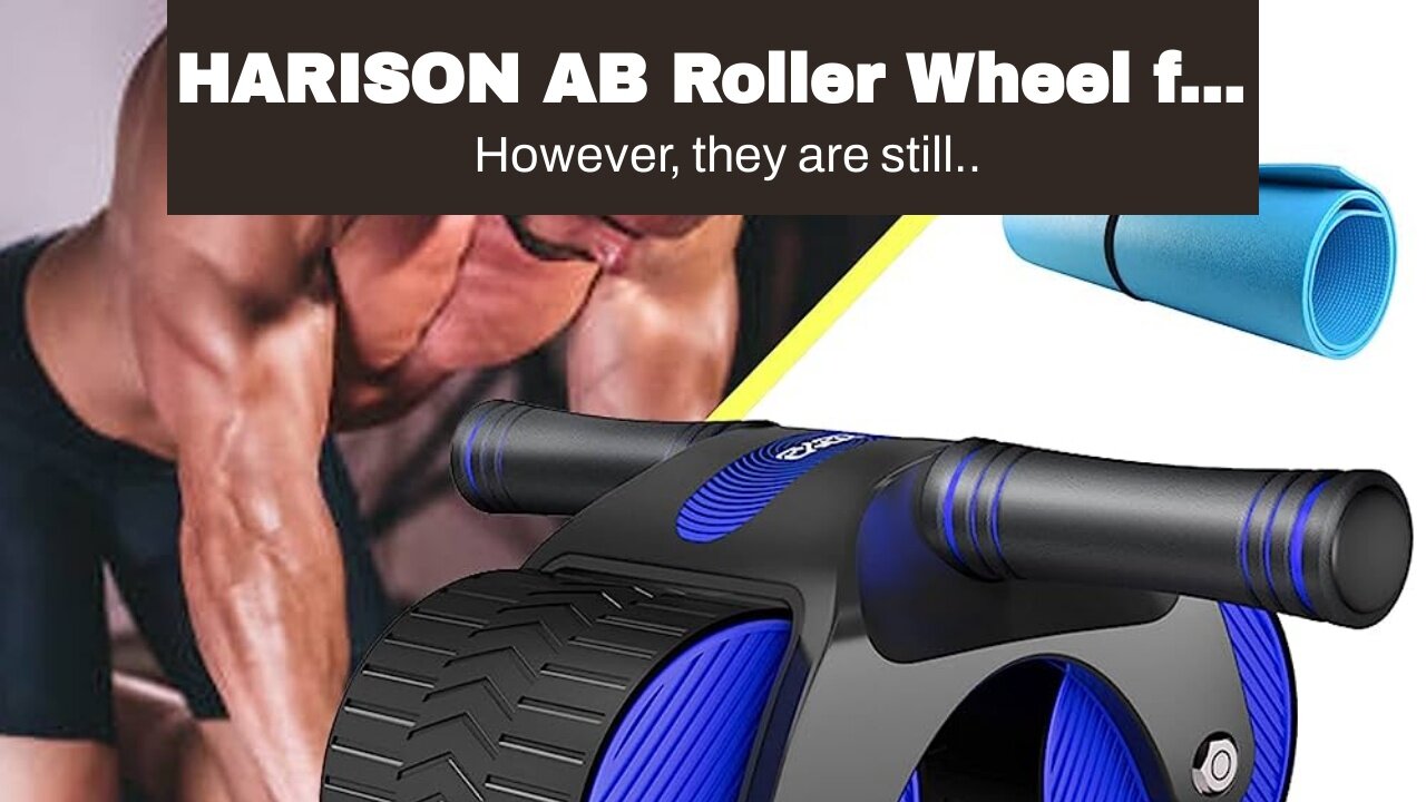 HARISON AB Roller Wheel for Abdominal Exercise- Lower AB Exercise Equipment for Home Gym Core W...