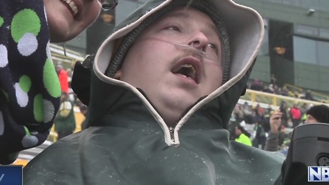 Dream comes true for Packer fan in his "final season"