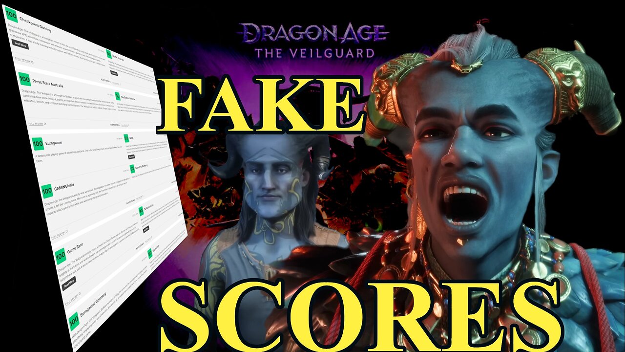 DO NOT BUY Dragon Age The Veilguard - the review scores are fake