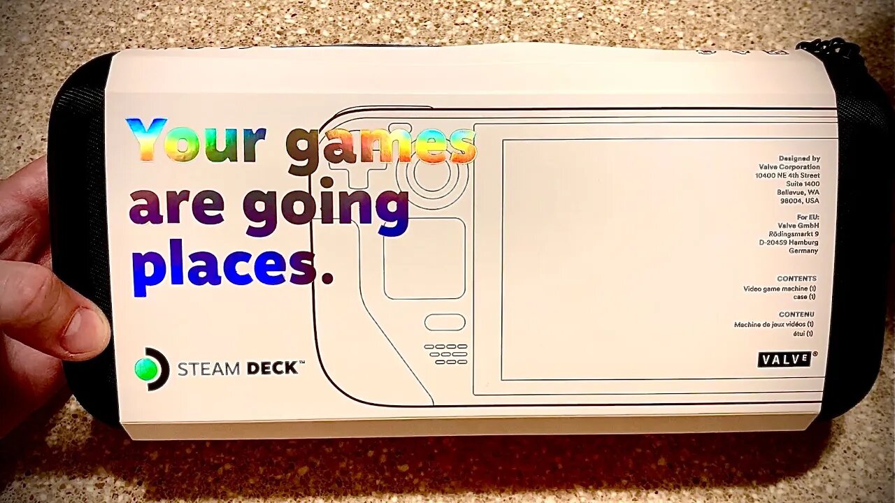 Steam Deck 512GB - VALVE - AMBIENT UNBOXING