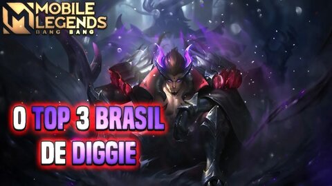 ENFRETAMOS O TOP 3 BR DIGGIE FAZENDO ESTRATÉGIA FEEDER | MLBB