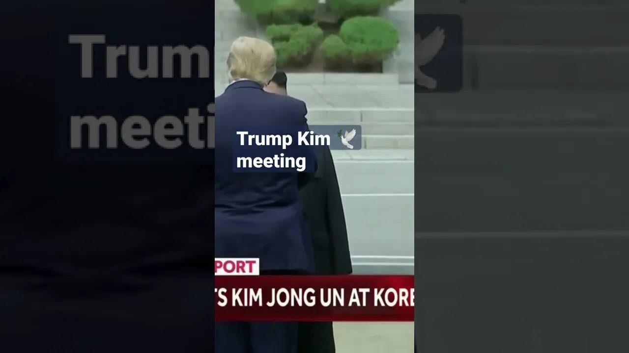 trump Kim 🕊️ President Trump became the first American president to set foot in North Korea