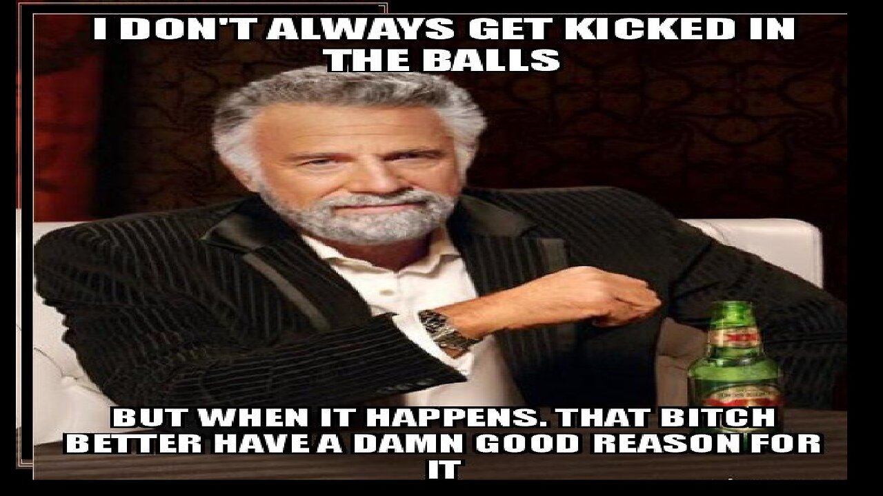 "Figuratively" Kicked in The Balls
