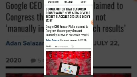 InfoWars Exposes BigTech Whoopsie!