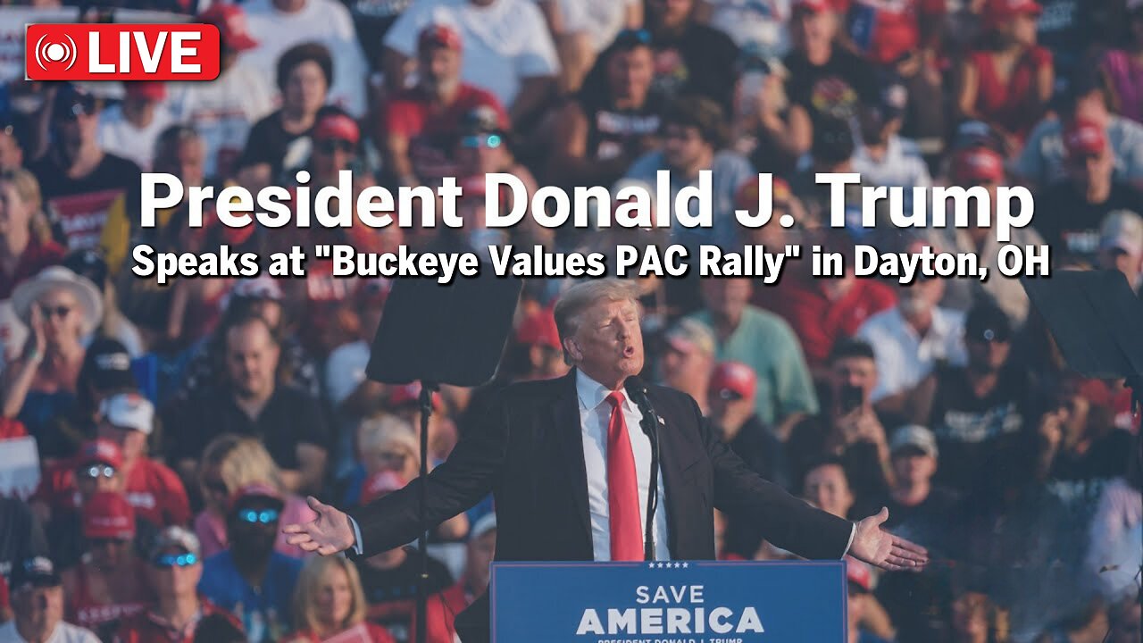 LIVE: Pres. Trump Speaks at "Buckeye Values PAC Rally" in Dayton, Ohio - 3/16/24