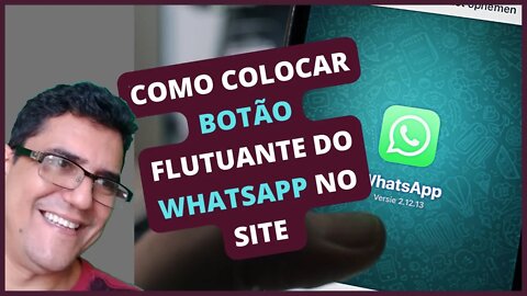 COMO COLOCAR BOTÃO FLUTUANTE DO WHATSAPP NO SITE