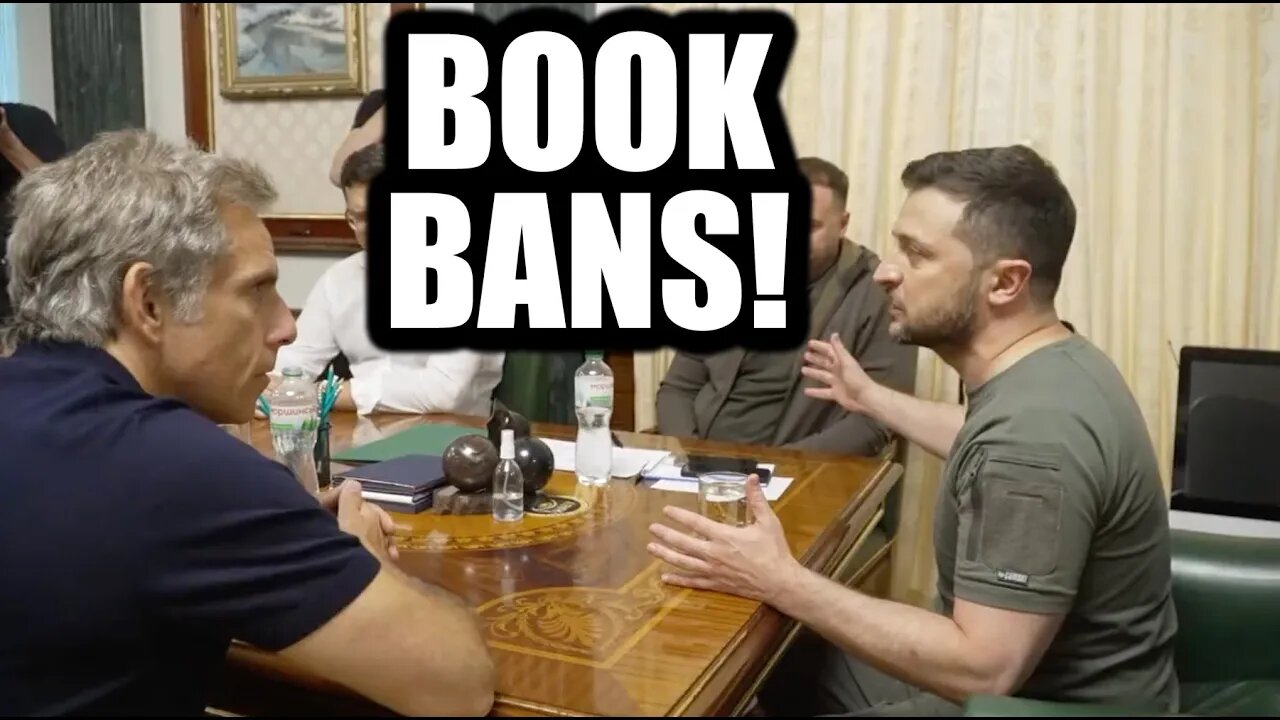 Zelenskyy Bans Books & Hangs Out With Ben Stiller As Opposition Party Banned!