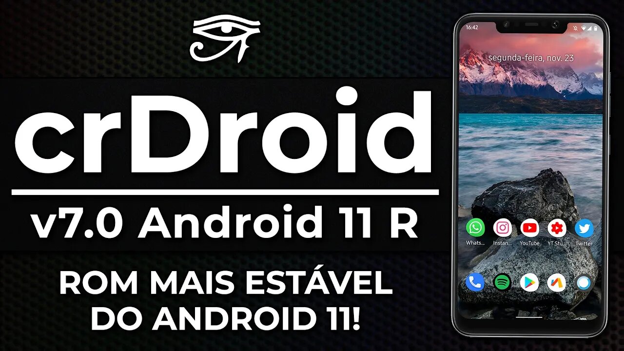 ROM crDroid v7.0 | ANDROID 11 | A ROM MAIS ESTÁVEL E RÁPIDA DO ANDROID 11!