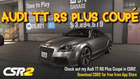 LET'S RACE the STOCK CAR AUDI TT RS PLUS COUPÉ