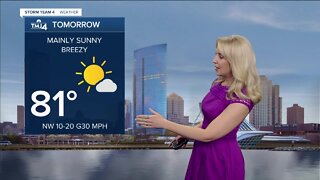 Beautiful Tuesday with sunshine and low humidity, highs in the 70s