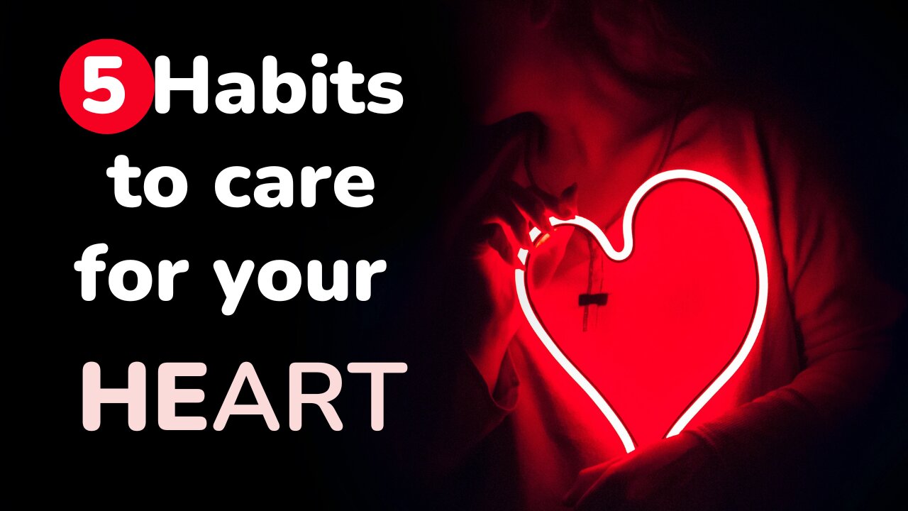 ๐5 healthy habits to care for your heart๐