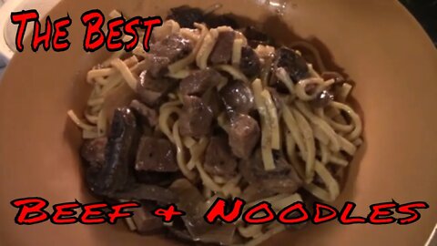 What's Cooking With The Bear? Bear's Beef and Noodles #goodeats #beef