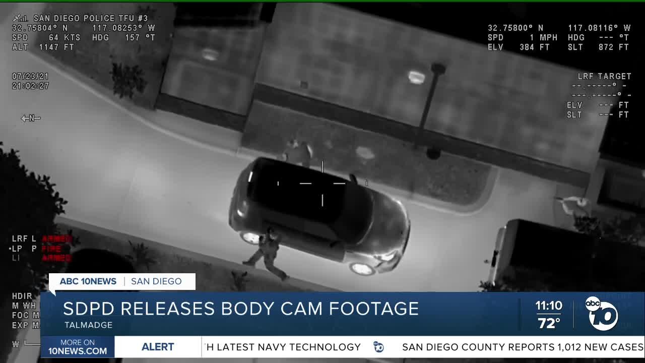 SDPD releases body camera footage