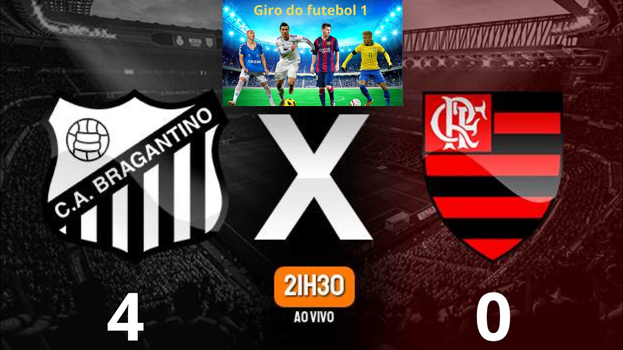 RB Bragantino x Flamengo Brasileirão Série A 22/06/2023( Bragantino vence de 4 a 0)