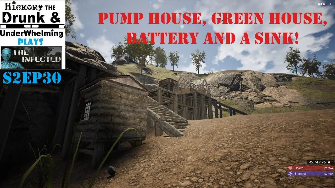 The Infected Gameplay S2EP30 Water World! Pump House, Green House, Battery & a Sink!