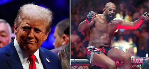 Jon Jones hits the ICONIC Donald Trump YMCA dance