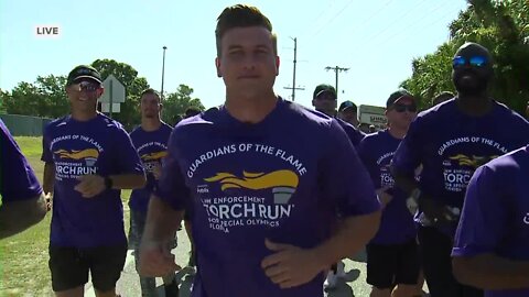 On the run with law enforcement for charity run