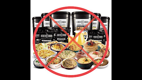Why I don't Buy Survival Food