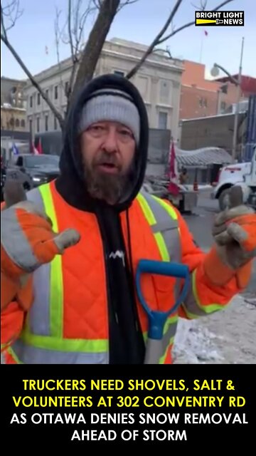 TRUCKERS ASK FOR SHOVELS & VOLUNTEERS, AS OTTAWA DENIES SNOW REMOVAL