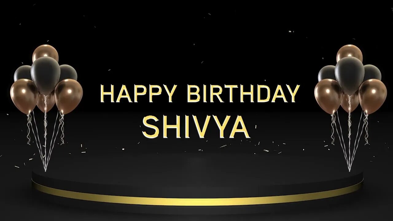 Wish you a very Happy Birthday Shivya