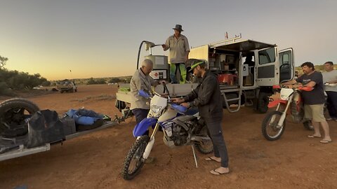 Camp site fuel up.