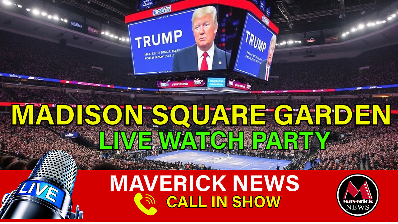 Trump Madison Squarge Garden Rally - LIVE Coverage ( Call In Show )