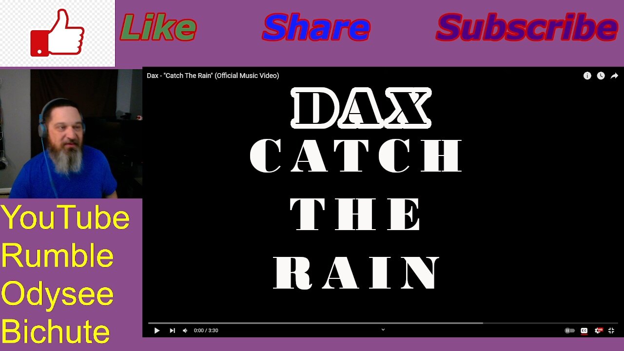 Pitt Raves to CATCH THE RAIN by Dax (the mis take video)