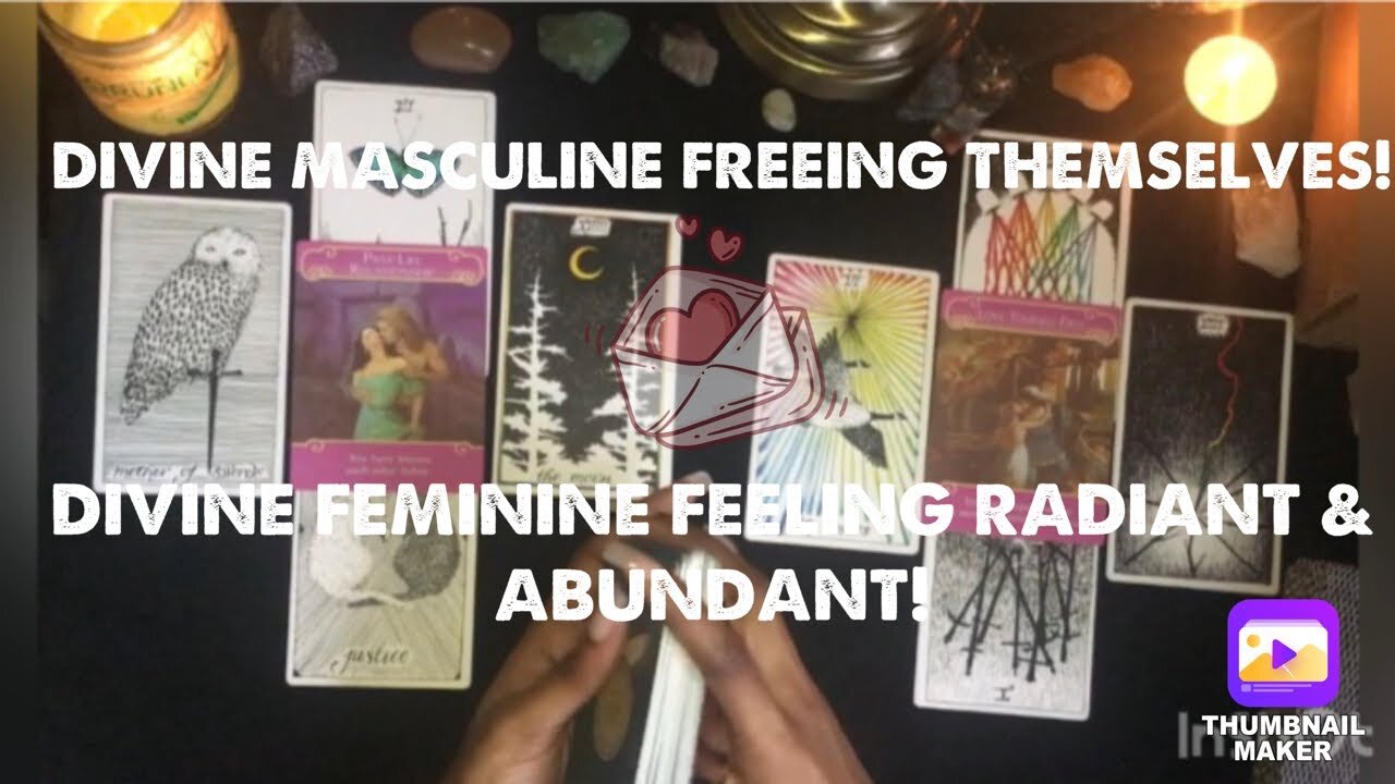 🌚 Divine Masculine finally freeing themselves!! 🌝 Divine Feminine is feeling the abundant energy!!