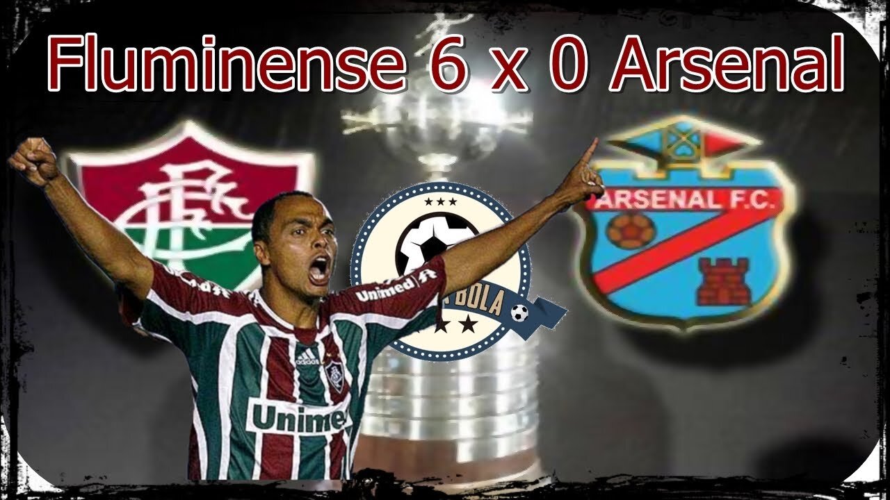 Melhores Momentos de Fluminense 6x0 Arsenal (Taça Libertadores da América 2008)