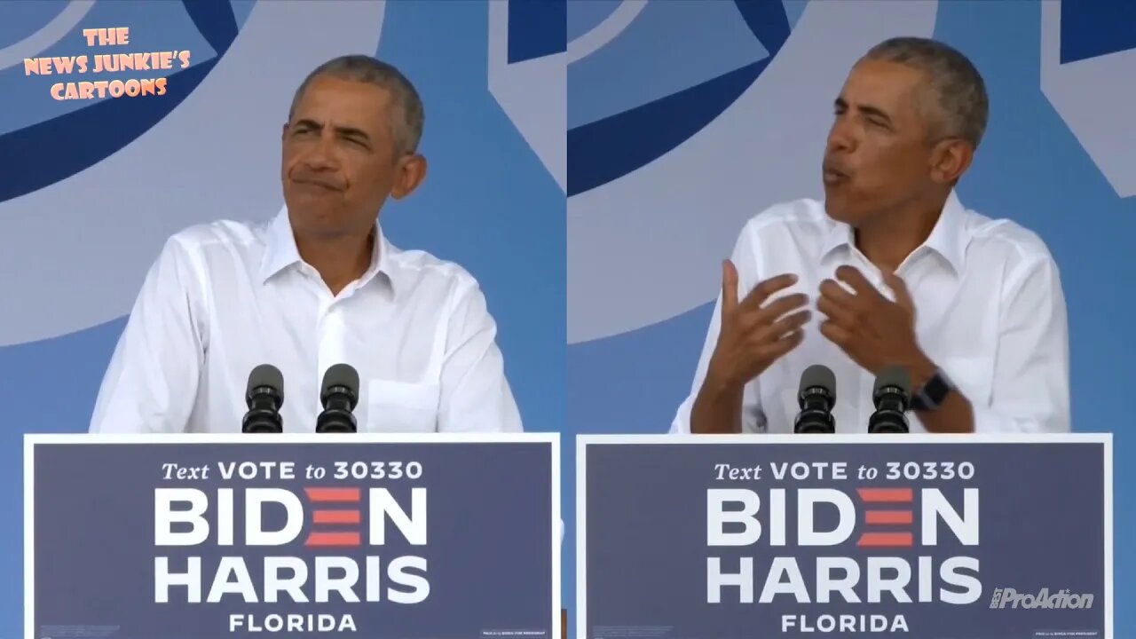 Obama shows his strong obsession with Trump campaigning for Biden in Miami.