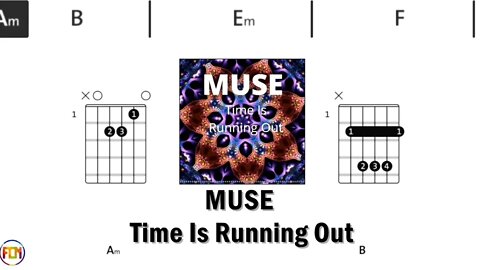 MUSE Time Is Running Out GUITAR CHORDS & LYRICS