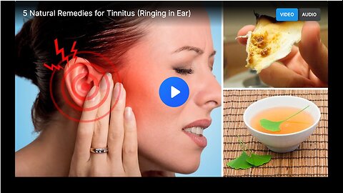 Five natural remedies for tinnitus.